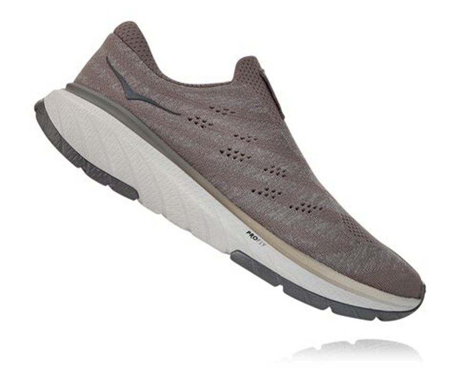 Hoka One One Running Shoes Mens Grey - Cavu 3 Slip - 13084UKSI